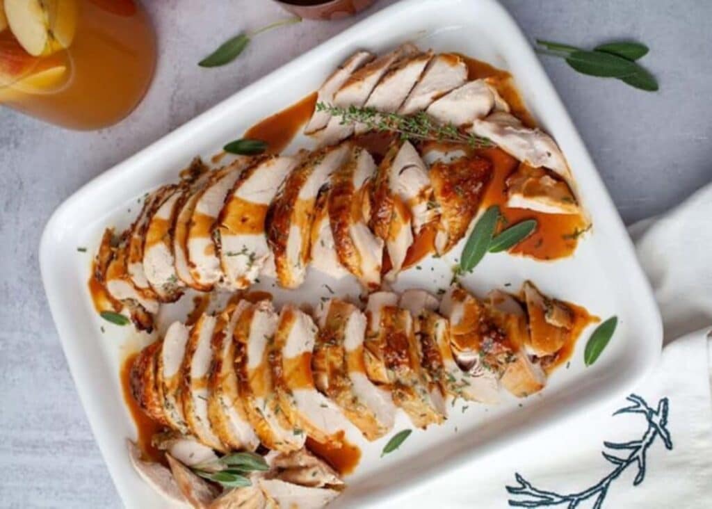 Apple Cider Glazed Turkey Breast